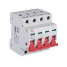 Ideal TS 230/400V AC TH35 4P 100A moduláris kapcsoló – 4 pólusú AC‑22A kategóriájú DIN sínre szerelhető, 5 év garancia