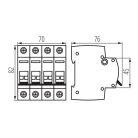 Ideal TS 230/400V AC TH35 4P 100A moduláris kapcsoló – 4 pólusú AC‑22A kategóriájú DIN sínre szerelhető, 5 év garancia