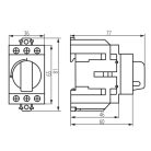 Ideal TS 415V AC TH35 2P 40A moduláris forgócsapos kapcsoló – 2 pólusú AC‑22A/AC‑23A kategóriájú DIN sínre szerelhető, 5 év garancia