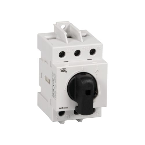 Ideal TS 415V AC KMI‑R 3/125A moduláris kapcsoló – 3 pólusú AC‑22A kategóriájú DIN sínre szerelhető, 5 év garancia