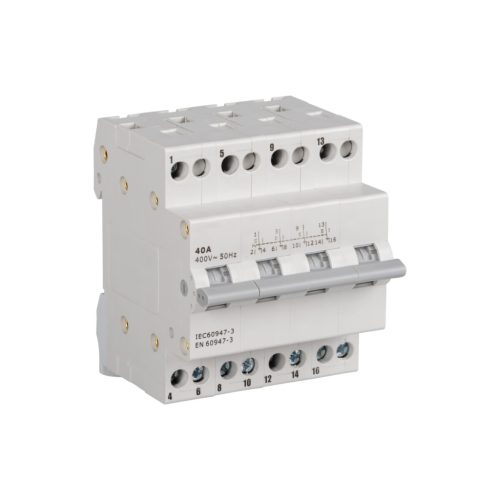 Ideal TS 230/400V AC TH35 4P 40A csengő hangszóró – 4 pólusú AC‑22A kategóriájú DIN sínre szerelhető, 5 év garancia