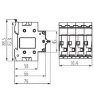 Ideal TS 230/400V AC TH35 4P 40A csengő hangszóró – 4 pólusú AC‑22A kategóriájú DIN sínre szerelhető, 5 év garancia