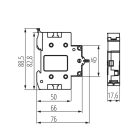 Ideal TS 230/400V AC TH35 1P 40A moduláris kapcsoló – 1 pólusú AC‑22A kategóriájú DIN sínre szerelhető, 5 év garancia