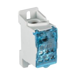   Ideal TS 125A, 690V AC, 50Hz, TH35 fehér elosztóblokk – 5 év garancia, DIN sínes, beltéri, moduláris tápelosztási megoldás