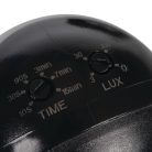 Kanlux PIR mozgásérzékelő ALER MINI‑B/B, beltéri, fekete, műanyag, 67×80×80 mm, H140/V45, IP44 – LED panel vezérléshez