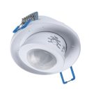 Kanlux PIR mozgásérzékelő ALER MINI‑W, beltéri – 10s–7min időzíthető, 360°/120° érzékelési szög, IP44, 8m érzékelési tartomány, fehér