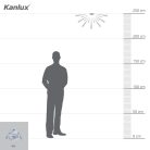 Kanlux PIR mozgásérzékelő ALER MINI‑W, beltéri – 10s–7min időzíthető, 360°/120° érzékelési szög, IP44, 8m érzékelési tartomány, fehér