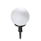 Kanlux kerti lámpatest E27 foglalattal, Ø250 mm, IP44, fehér, műanyag, IDAVA - talajba szúrható