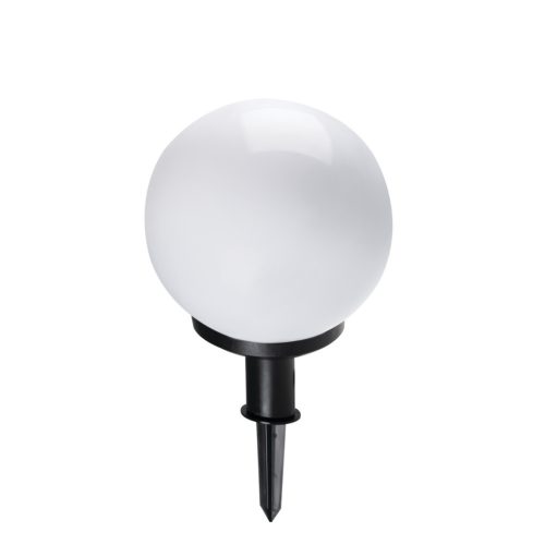 Kanlux kerti lámpatest E27 foglalattal, Ø250 mm, IP44, fehér, műanyag, IDAVA - talajba szúrható