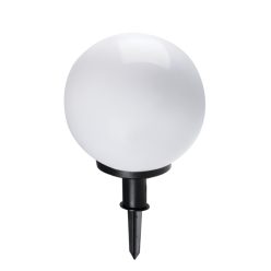   Kanlux kerti lámpatest E27 foglalattal, Ø350 mm, IP44, fehér, műanyag, IDAVA - talajba szúrható