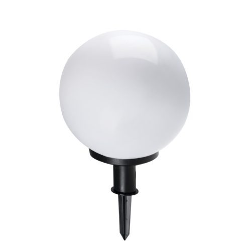 Kanlux kerti lámpatest E27 foglalattal, Ø350 mm, IP44, fehér, műanyag, IDAVA - talajba szúrható