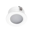 Kanlux 12V, 1W, 40 lm, 6500K, IP65, Ø30 mm, fehér színű, alumínium házas, hideg fehér süllyesztett spot LED lámpatest, IMBER LED