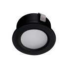 Kanlux 12V, 1W, 40 lm, 4000K, IP65, Ø30 mm, fekete színű, alumínium házas, természetes fehér süllyesztett LED spot lámpatest, IMBER LED