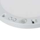 Kanlux 17W, 1800 lm, 3000-6500K, CCT, Ø230 mm, fehér, műanyag házas, állítható színhőmérsékletű mennyezeti LED lámpa, ERGA PIR - 50 000 h élettartam