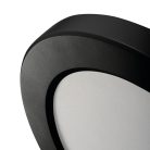 Kanlux 17W, 1600 lm, 3000-6500K, CCT, Ø230 mm, fekete, műanyag házas, állítható színhőmérsékletű mennyezeti LED lámpa, ERGA PIR - 50 000 h élettartam