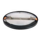 Kanlux 17W, 1600 lm, 3000-6500K, CCT, Ø230 mm, fekete, műanyag házas, állítható színhőmérsékletű mennyezeti LED lámpa, ERGA PIR - 50 000 h élettartam