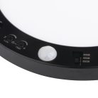 Kanlux 17W, 1600 lm, 3000-6500K, CCT, Ø230 mm, fekete, műanyag házas, állítható színhőmérsékletű mennyezeti LED lámpa, ERGA PIR - 50 000 h élettartam
