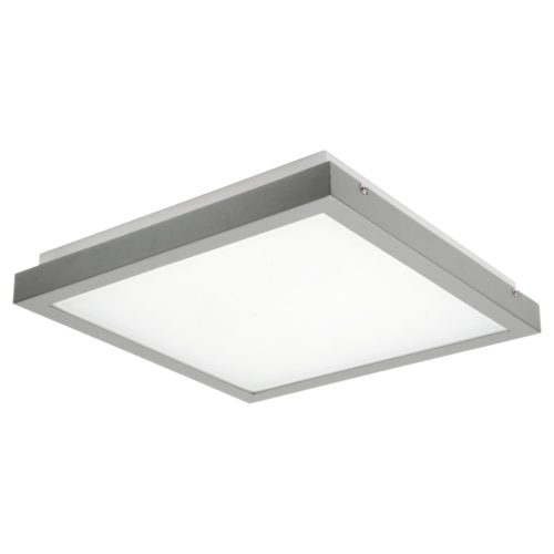 Kanlux 38W, 3800 lm, 4000K, szürke-fehér színű, alumínium házas, 410x410 mm, természetes fehér mennyezeti LED lámpa, TYBIA LED - 5 év garanciával