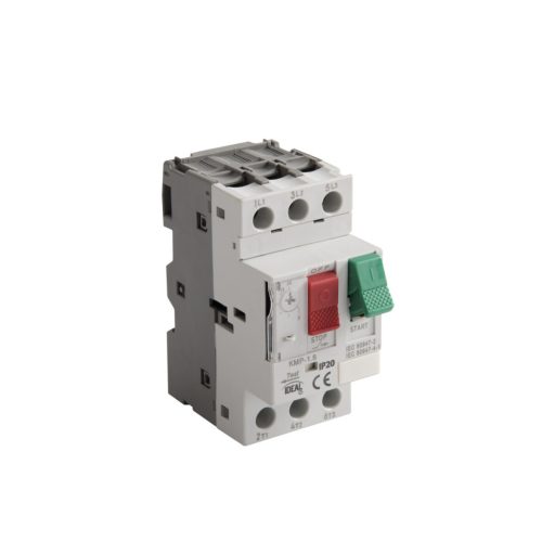 Kanlux, 230V, 50Hz, 1,6kW, 6A motorkapcsoló, KMP‑1,6 – háromfázisú motorok áramkörének védelmére