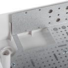 Kanlux, 63A, 230/400 AC, 2x12P, IP30, műanyag, fehér/kék, ITS KDB‑S24PM elosztódoboz – 650°C hőállóság, oldalfali