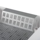 Kanlux, 63A, 230/400 AC, 2x12P, IP30, műanyag, fehér/kék, ITS KDB‑S24PM elosztódoboz – 650°C hőállóság, oldalfali