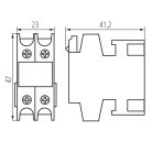 Kanlux, 32A, 230/400 AC, 1NO, fali süllyesztett, fehér, ITS KCP‑AX11 – mágneskapcsoló (AC3, 32A tartomány)