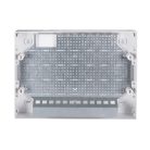 Kanlux, acél, 60x276x381 mm, KDB-S/F-36-MP perforált szerelőlap – multimédia