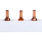 Kanlux 230/400V AC KBBI‑2x28 réz soroló sín, fésűs – 2 pólusú, 14×16×1013 mm, DIN sínre szerelhető, 5 év garancia