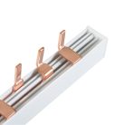 Kanlux 230/400V AC KBBI‑3x18 réz soroló sín, fésűs – 3 pólusú, 29×15×1000 mm, DIN sínre szerelhető, 5 év garancia
