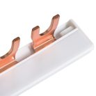 Ideal TS 230/400V AC TH35 1P 63A moduláris réz sorolósín - 1 pólusú, 12 modulos, DIN sínre szerelhető, 5 év garancia