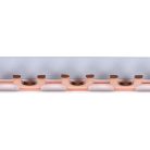 Ideal TS 230/400V AC TH35 1P 63A moduláris réz sorolósín - 1 pólusú, 12 modulos, DIN sínre szerelhető, 5 év garancia