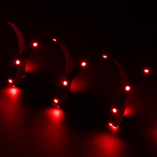 Kanlux 7,2W/m, 12V, RGB, 5m, 30 LED/m IP00, 130lm/m beltéri színes LED szalag, öntapadós