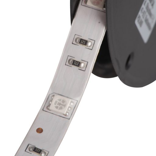 Kanlux 7,2W/m, 12V, RGB, 5m, 30 LED/m IP65, 130lm/m kültéri színes LED szalag, öntapadós