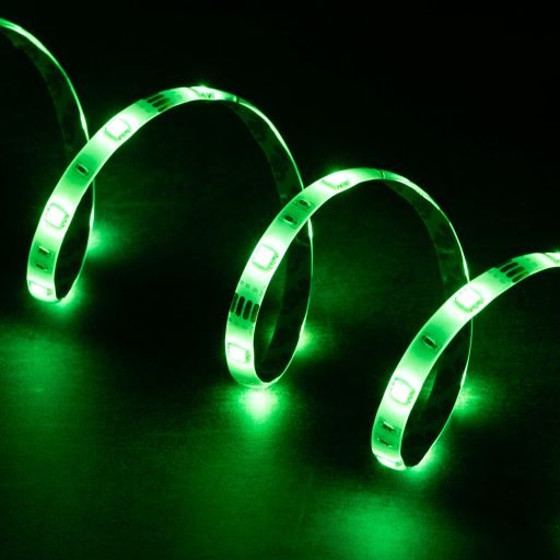 Kanlux 7,2W/m, 12V, RGB, 5m, 30 LED/m IP65, 130lm/m kültéri színes LED szalag, öntapadós