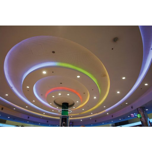 Kanlux 7,2W/m, 12V, RGB, 5m, 30 LED/m IP65, 130lm/m kültéri színes LED szalag, öntapadós