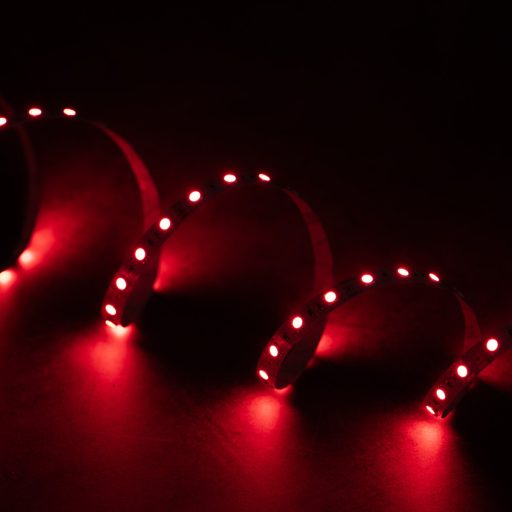 Kanlux 14,4W/m, 12V, RGB, 5m, 30 LED/m IP65, 250lm/m kültéri színes LED szalag, öntapadós