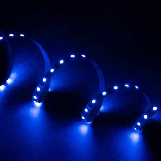 Kanlux 14,4W/m, 12V, RGB, 5m, 30 LED/m IP65, 250lm/m kültéri színes LED szalag, öntapadós