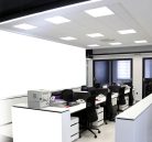 Kanlux 4xG13, 595x610 mm, fehér, acél házas mennyezeti lineáris lámpatest, REGIS 3