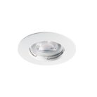 Kanlux Gx5,3, 12V, IP20, Ø85 mm, fehér, alumínium házas, kerek mennyezeti spot lámpatest, LUTO