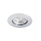 Kanlux Gx5,3, 12V, IP20, Ø85 mm, króm, alumínium házas, kerek mennyezeti spot lámpatest, LUTO