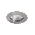 Kanlux Gx5,3, 12V, IP20, Ø85 mm, fehér, alumínium házas, kerek mennyezeti spot lámpatest, LUTO