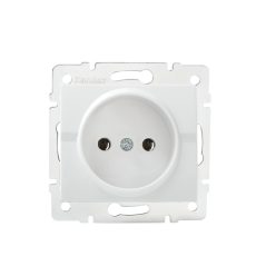   Kanlux 16A/250V AC, fehér, szimpla csatlakozóaljzat LOGI – egy lámpa/csoport vezérléséhez