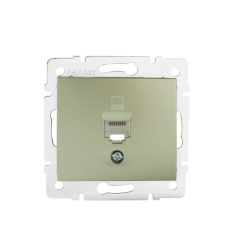 Szimpla számítógép-csatlakozó (2x RJ45Cat 5e Jack) DOMO