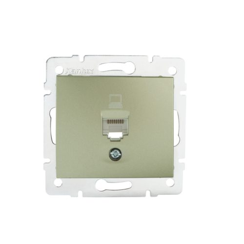 Szimpla számítógép-csatlakozó (2x RJ45Cat 5e Jack) DOMO