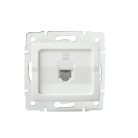 Kanlux RJ45 Cat 6, IP20, fehér, süllyesztett számítógép-csatlakozó, LOGI – egy eszköz önálló LAN-csatlakoztatásához