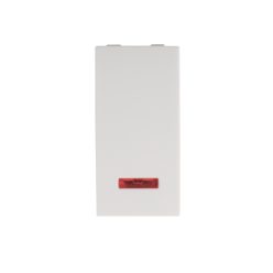   Kanlux 45×22,5 mm, fehér, fali süllyesztett műanyag egypólusú LED kapcsoló, BIURO