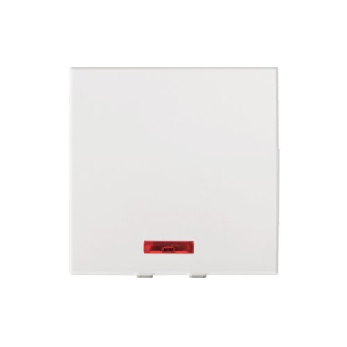 Kanlux 45×45 mm, fehér, fali süllyesztett műanyag LED lépcsőházi kapcsoló, BIURO