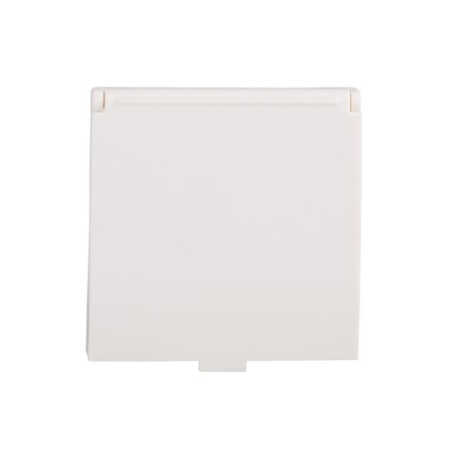 MOWION BIURO schuko csapófedeles földelt dugalj, gyerekvédelemmel, IP20, 45x45mm, 16A, fehér