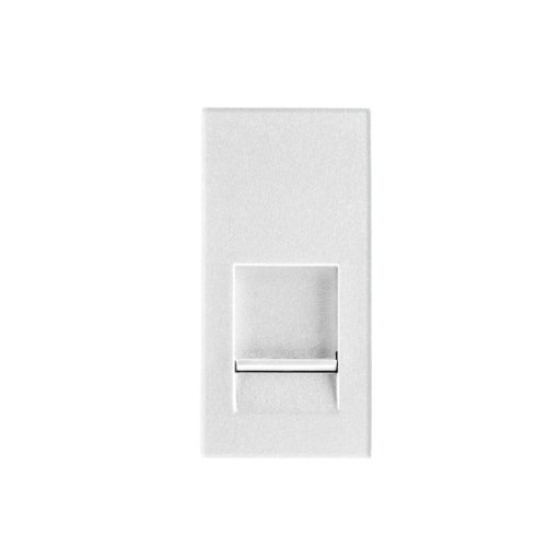 MOWION BIURO szimpla telefoncsatlakozó aljzat, RJ11, 45x45mm slot, fehér