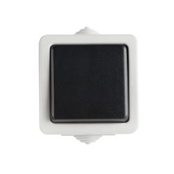   Kanlux 10A, 250V, 72x72 mm, szürke, IP54 váltókapcsoló, TEKNO – kültéri villanykapcsoló